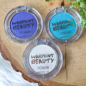 WarPaint Beauty Eyeshadow Paint Pot Compact Blue Crush Bruiser White Lightning